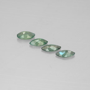 Pedras preciosas de alexandrita multicolorido natural de  ct, marquise, VS