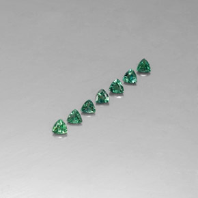 Pedras preciosas de alexandrita multicolorido natural de  ct, trillion, VS
