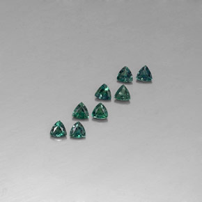 Pedras preciosas de Alexandrite Verde/Vermelho natural de  ct, Trilhão, VS