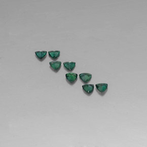 Pedras preciosas de Alexandrite Verde/Vermelho natural de  ct, Trilhão, VS