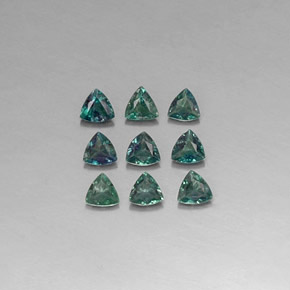 Pedras preciosas de alexandrita multicolorido natural de  ct, trillion, VS