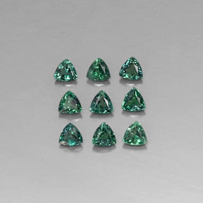 Pedras preciosas de alexandrita multicolorido natural de  ct, trillion, VS