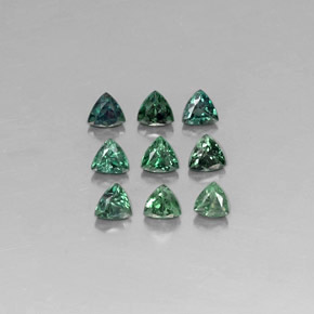 Pedras preciosas de alexandrita multicolorido natural de  ct, trillion, VS