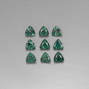 Pedras preciosas de Alexandrite Verde/Vermelho natural de  ct, Trilhão, VS