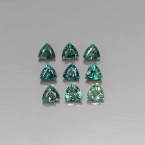 Pedras preciosas de alexandrita multicolorido natural de  ct, trillion, VS