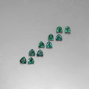 Pedras preciosas de Alexandrite Verde/Vermelho natural de  ct, Trilhão, VS