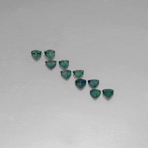 Pedras preciosas de Alexandrite Verde/Vermelho natural de  ct, Trilhão, VS