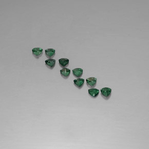 Pedras preciosas de alexandrita multicolorido natural de  ct, trillion, VS