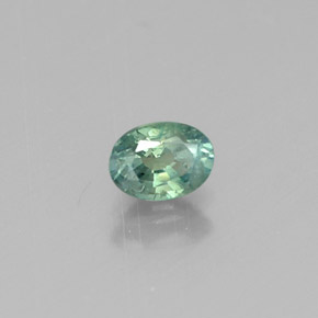 Alexandrita multicolorido natural 0,13ct, corte oval, VS