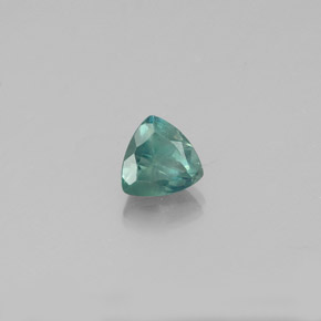 Alexandrita multicolorido natural 0,32ct, trillion, VS