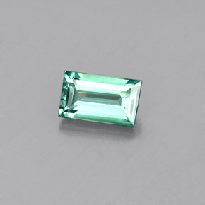 Alexandrita multicolorido natural 0,37ct, baguete, VVS-VS