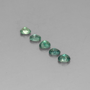 Pedras preciosas de alexandrita multicolorido natural de  ct, corte oval, VS