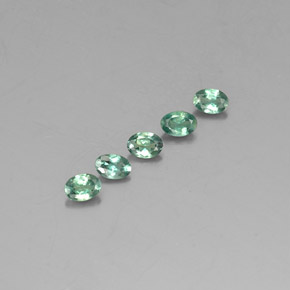 Pedras preciosas de Alexandrite Verde/Vermelho natural de  ct, Corte Oval, VVS-VS