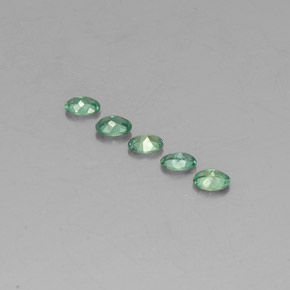 Pedras preciosas de Alexandrite Verde/Vermelho natural de  ct, Corte Oval, VVS-VS