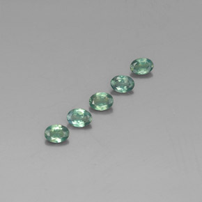 Pedras preciosas de alexandrita multicolorido natural de  ct, corte oval, VS