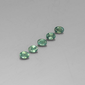 Pedras preciosas de alexandrita multicolorido natural de  ct, corte oval, VS