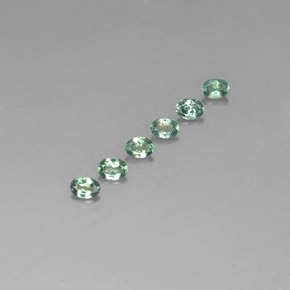 Pedras preciosas de Alexandrite Verde/Vermelho natural de  ct, Corte Oval, VS