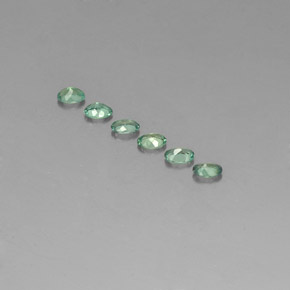 Pedras preciosas de Alexandrite Verde/Vermelho natural de  ct, Corte Oval, VS