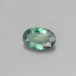 Alexandrita multicolorido natural 0,42ct, corte oval, VS