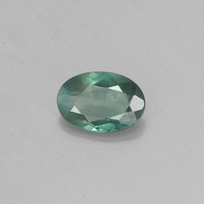 Alexandrita multicolorido natural 0,45ct, corte oval, VS-SI