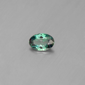 Alexandrita multicolorido natural 0,36ct, corte oval, VS-SI