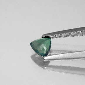 Alexandrite Verde/Vermelho Natural 0.26ct, Trilhão, VS