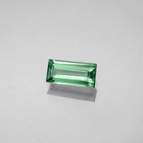 Alexandrita multicolorido natural 0,56ct, baguete, VS