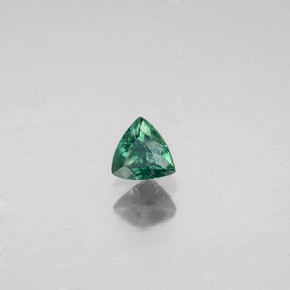 Alexandrita multicolorido natural 0,32ct, trillion, VS-SI