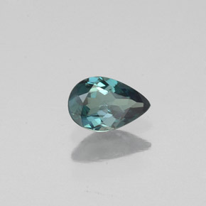 Alexandrita multicolorido natural 0,34ct, formato de pêra, VS-SI