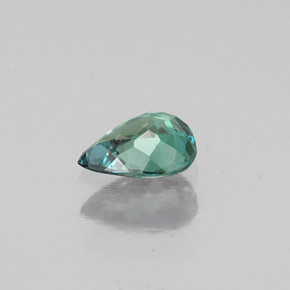 Alexandrita multicolorido natural 0,28ct, formato de pêra, VVS-VS
