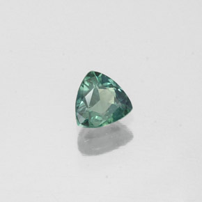 Alexandrita multicolorido natural 0,15ct, trillion, VS