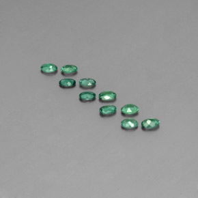 Pedras preciosas de alexandrita multicolorido natural de  ct, corte oval, VS