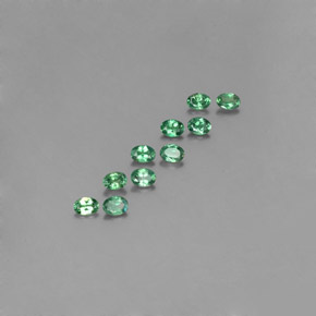 Pedras preciosas de alexandrita mudança de cor natural de  ct, corte oval, VS