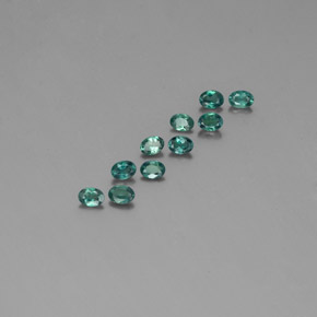 Pedras preciosas de alexandrita multicolorido natural de  ct, corte oval, VS