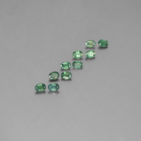 Pedras preciosas de alexandrita multicolorido natural de  ct, corte oval, VS