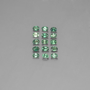 Pedras preciosas de alexandrita multicolorido natural de  ct, corte oval, VS