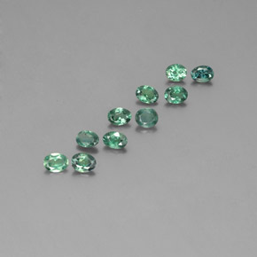 Pedras preciosas de Alexandrite Verde/Vermelho natural de  ct, Corte Oval, VS