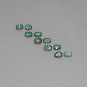 Pedras preciosas de Alexandrite Verde/Vermelho natural de  ct, Corte Oval, VS