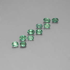 Pedras preciosas de alexandrita multicolorido natural de  ct, corte oval, VS
