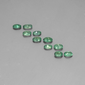 Pedras preciosas de alexandrita multicolorido natural de  ct, corte oval, VS