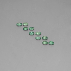 Pedras preciosas de alexandrita multicolorido natural de  ct, corte oval, VS