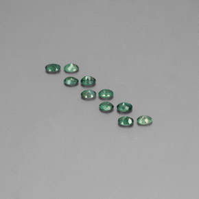 Pedras preciosas de Alexandrite Verde/Vermelho natural de  ct, Corte Oval, VS