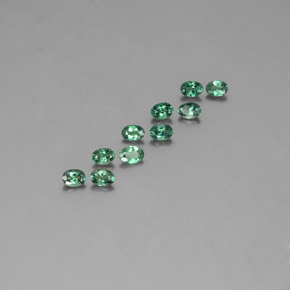 Pedras preciosas de alexandrita multicolorido natural de  ct, corte oval, VS