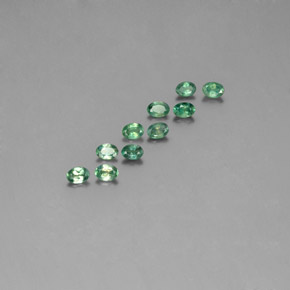Pedras preciosas de alexandrita multicolorido natural de  ct, corte oval, VS