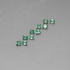 Pedras preciosas de alexandrita multicolorido natural de  ct, corte oval, VS