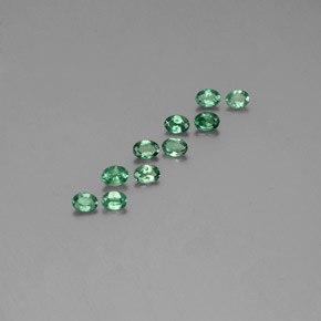 Pedras preciosas de alexandrita multicolorido natural de  ct, corte oval, VS