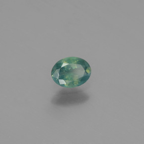 Alexandrita multicolorido natural 0,44ct, corte oval, VS