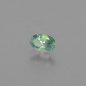 Alexandrita multicolorido natural 0,49ct, corte oval, VS