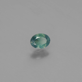 Alexandrita multicolorido natural 0,31ct, corte oval, VS