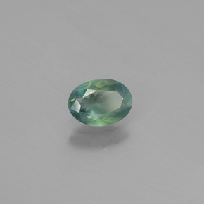 Alexandrita multicolorido natural 0,55ct, corte oval, VS-SI